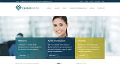Desktop Screenshot of cardiorentis.com